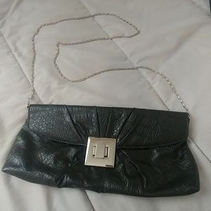 Arden B Black and Pink Clutch